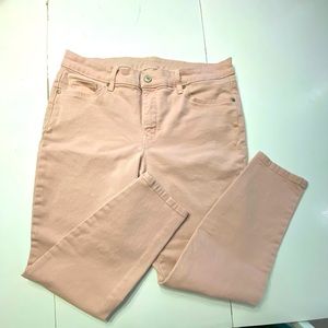 Blush colored 12 R skinny jeans